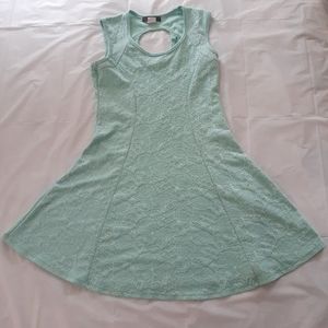 MYTH | Light Green Floral Dress